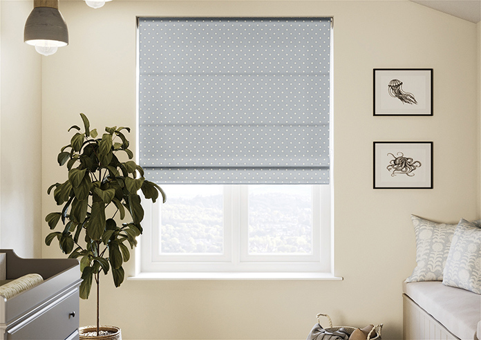Full Stop, Larkspur - Roman Blind - Image 3